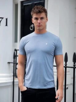 Salford Slim T-Shirt - Light Blue 13 Salford Slim T-Shirt - Light Blue -Cheap Clothing Store 2706Blue 05D