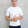 Soft Textured T-Shirt - Off White 1 Soft Textured T-Shirt - Off White -Cheap Clothing Store 2713OffWhite 03LEADD