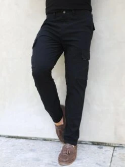 Cargo Trousers - Black -Cheap Clothing Store 2719Black 05D
