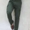 Cargo Trousers - Khaki Green