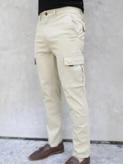 Cargo Trousers - Tan -Cheap Clothing Store 2719Sand 02D