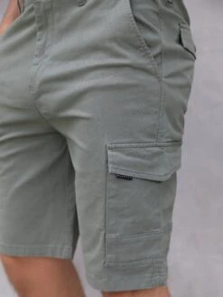 Cargo Shorts - Green -Cheap Clothing Store 2720 1Khaki 02D