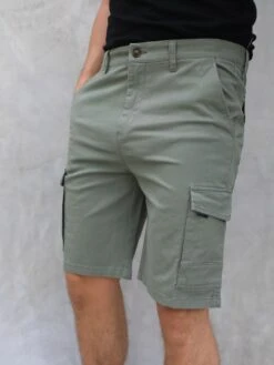 Cargo Shorts - Green -Cheap Clothing Store 2720 1Khaki 03D