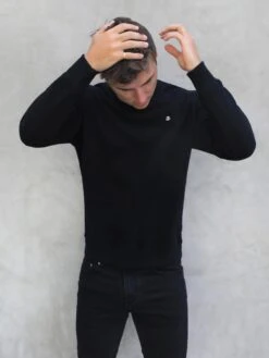 Preston Relaxed Jumper - Black -Cheap Clothing Store 2721Black 01D