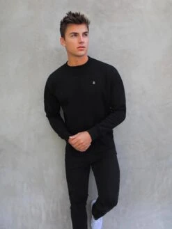 Preston Relaxed Jumper - Black -Cheap Clothing Store 2721Black 04D