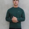 Preston Relaxed Jumper - Green 1 Preston Relaxed Jumper - Green -Cheap Clothing Store 2721GREENLEAD