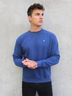 Preston Relaxed Jumper - Navy -Cheap Clothing Store 2721NAVYLEAD