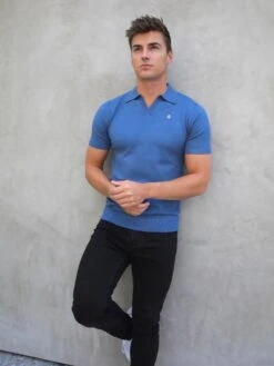 Oakland Polo - Blue 13 Oakland Polo - Blue -Cheap Clothing Store 2723Blue 02D
