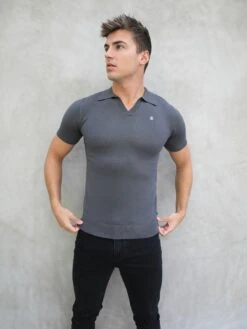 Oakland Polo - Charcoal -Cheap Clothing Store 2723Charcoal 04D