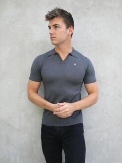 Oakland Polo - Charcoal -Cheap Clothing Store 2723Charcoal 05D