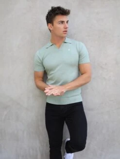 Oakland Polo - Sage Green -Cheap Clothing Store 2723Sage 02D