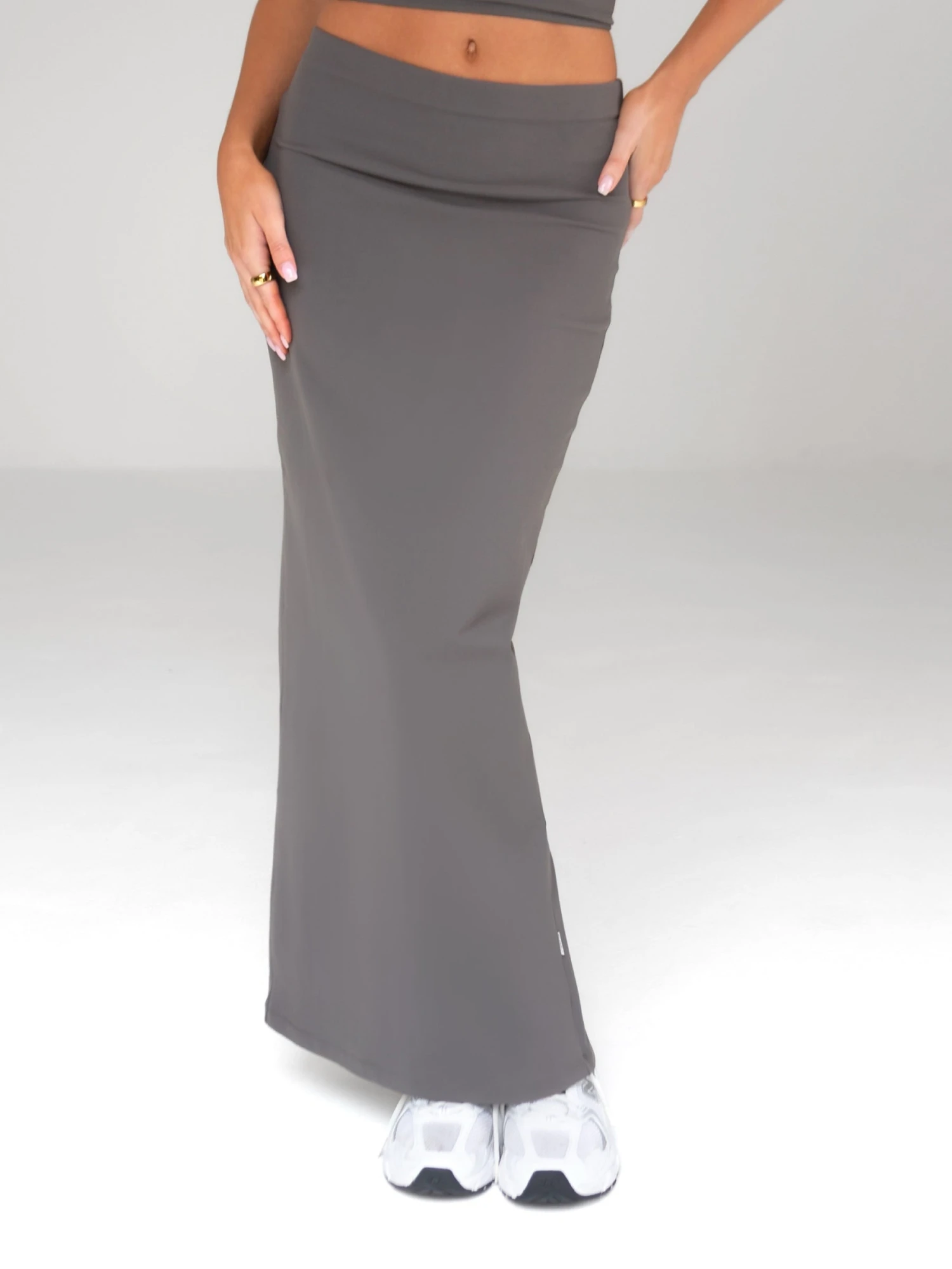 Alessia Maxi Skirt - Charcoal 3 Alessia Maxi Skirt - Charcoal