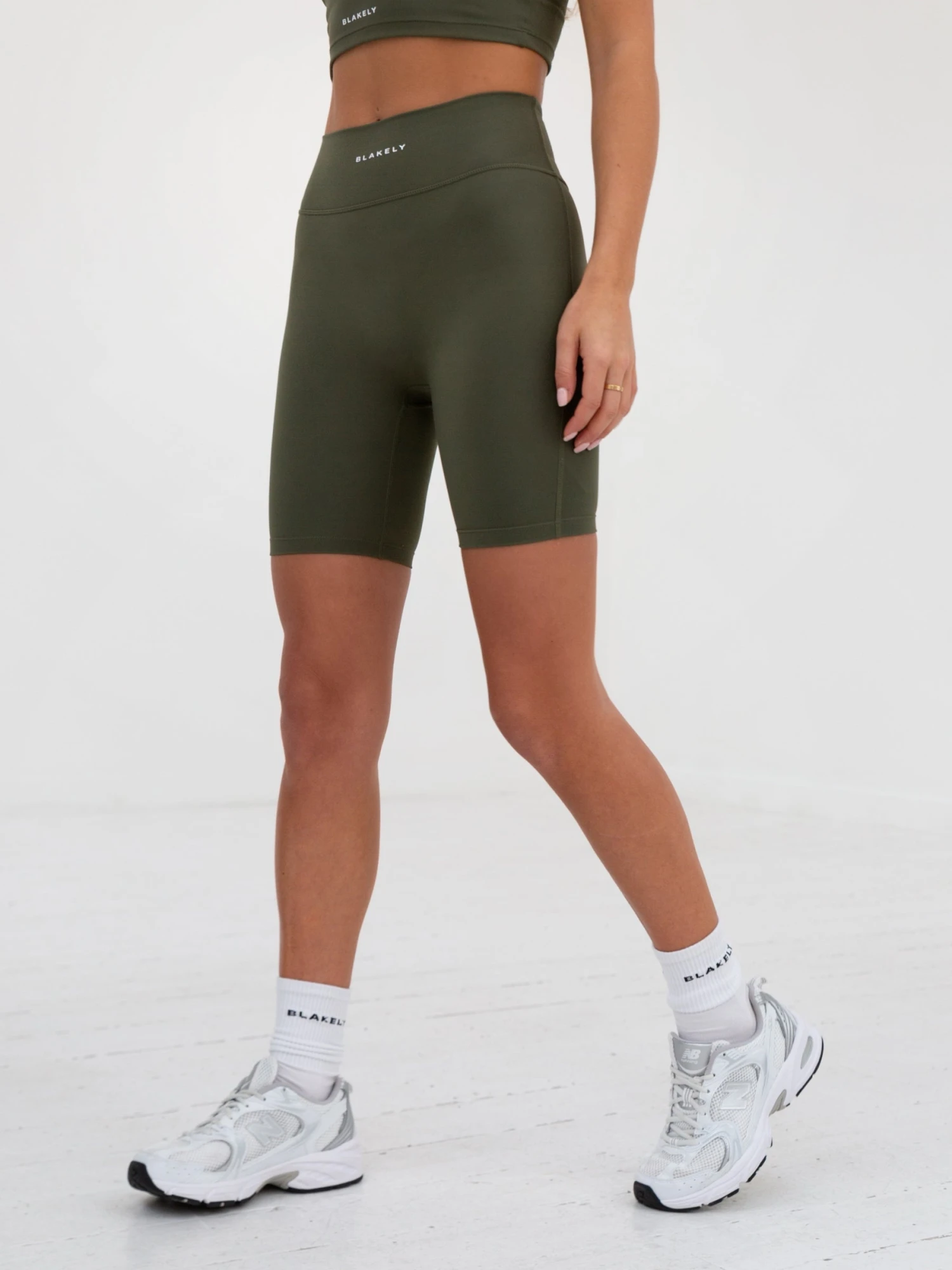 Soft Sculpt Cycling Shorts - Khaki Green 3 Soft Sculpt Cycling Shorts - Khaki Green