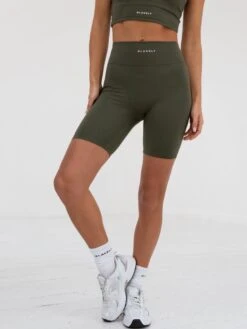 Soft Sculpt Cycling Shorts - Khaki Green 12 Soft Sculpt Cycling Shorts - Khaki Green -Cheap Clothing Store 2742YogaKhaki 08D