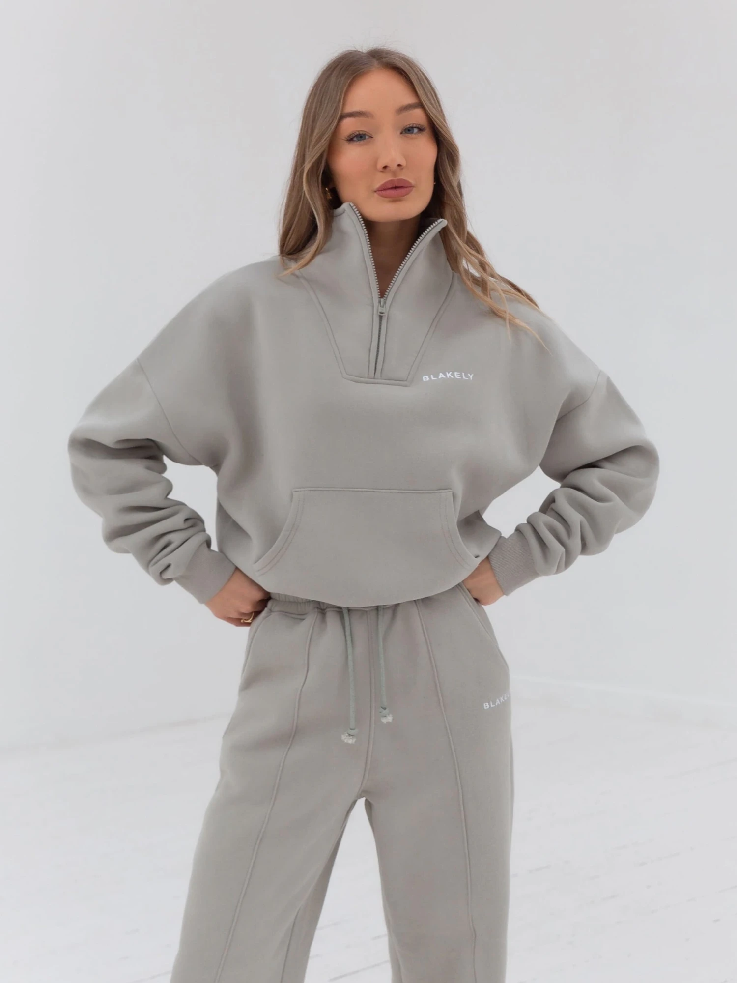 Everyday 1/4 Zip Jumper - Grey 3 Everyday 1/4 Zip Jumper - Grey