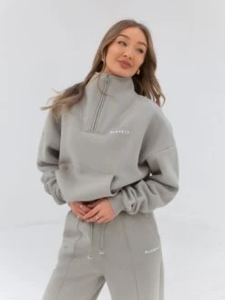Everyday 1/4 Zip Jumper - Grey 11 Everyday 1/4 Zip Jumper - Grey -Cheap Clothing Store 2760 ZIP GREY 04D