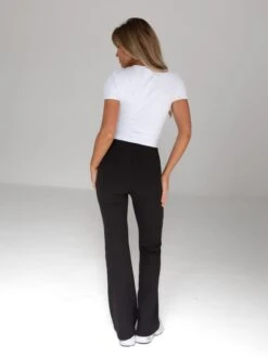Alessia Flared Trousers - Black 11 Alessia Flared Trousers - Black -Cheap Clothing Store 2761 2Black 01D