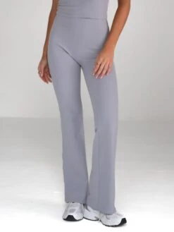 Alessia Flared Trousers - Pale Lilac -Cheap Clothing Store 2761 2PaleLilac 02D