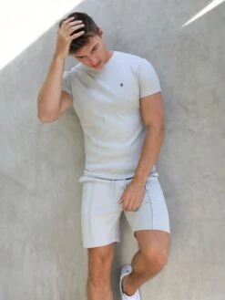 Verona Slim T-Shirt - Light Grey -Cheap Clothing Store 2799DGREY 04D