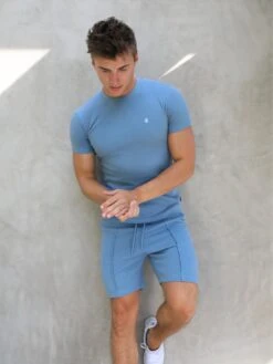 Verona Slim T-Shirt - Light Blue -Cheap Clothing Store 2799DLightBlue 03D