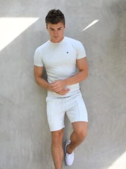 Verona Slim T-Shirt - Marl White 13 Verona Slim T-Shirt - Marl White -Cheap Clothing Store 2799DMarlWhite 01D