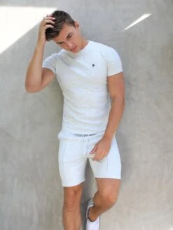 Verona Slim T-Shirt - Marl White 12 Verona Slim T-Shirt - Marl White -Cheap Clothing Store 2799DMarlWhite 02D
