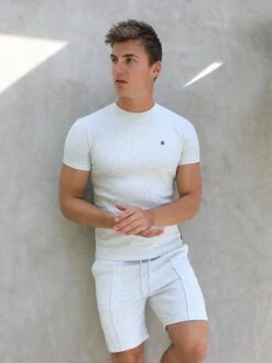 Verona Slim T-Shirt - Marl White 10 Verona Slim T-Shirt - Marl White -Cheap Clothing Store 2799DMarlWhite 03D