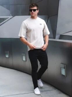 Icon Oversized T-Shirt - Light Grey -Cheap Clothing Store 2799LightGrey 01D