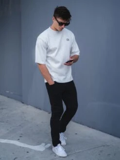 Icon Oversized T-Shirt - Marl White 15 Icon Oversized T-Shirt - Marl White -Cheap Clothing Store 2799MarlWhite 06D