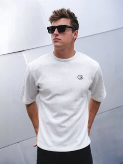 Icon Oversized T-Shirt - Marl White 14 Icon Oversized T-Shirt - Marl White -Cheap Clothing Store 2799MarlWhite 07D