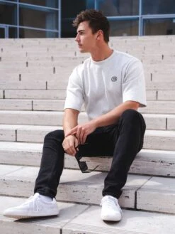 Icon Oversized T-Shirt - Marl White 11 Icon Oversized T-Shirt - Marl White -Cheap Clothing Store 2799MarlWhite 08D