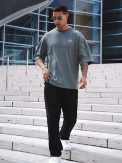 Icon Oversized T-Shirt - Khaki Green -Cheap Clothing Store 2799Sage 14D