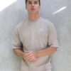 Icon Oversized T-Shirt - Tan -Cheap Clothing Store 2799TANLEADD