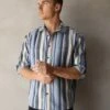 Lucca Stripe Shirt - Blue