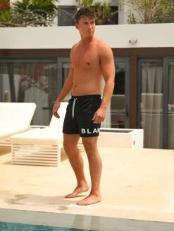 Capri Swim Shorts - Black -Cheap Clothing Store 2805BBlack 06D