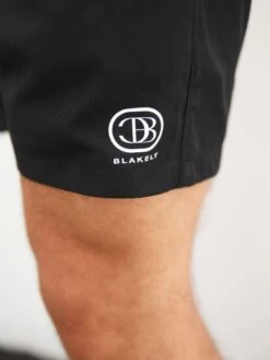 Initial Swim Shorts - Black -Cheap Clothing Store 2805CBlack 06D