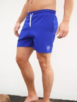 Initial Swim Shorts - Blue -Cheap Clothing Store 2805CBlue 01D