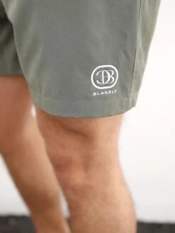 Initial Swim Shorts - Olive -Cheap Clothing Store 2805COlive 03D