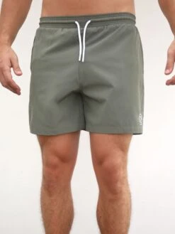 Initial Swim Shorts - Olive -Cheap Clothing Store 2805COlive 04D