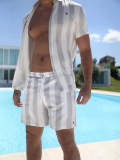 Riccardo Swim Shorts - Stone -Cheap Clothing Store 2807Stone 05D