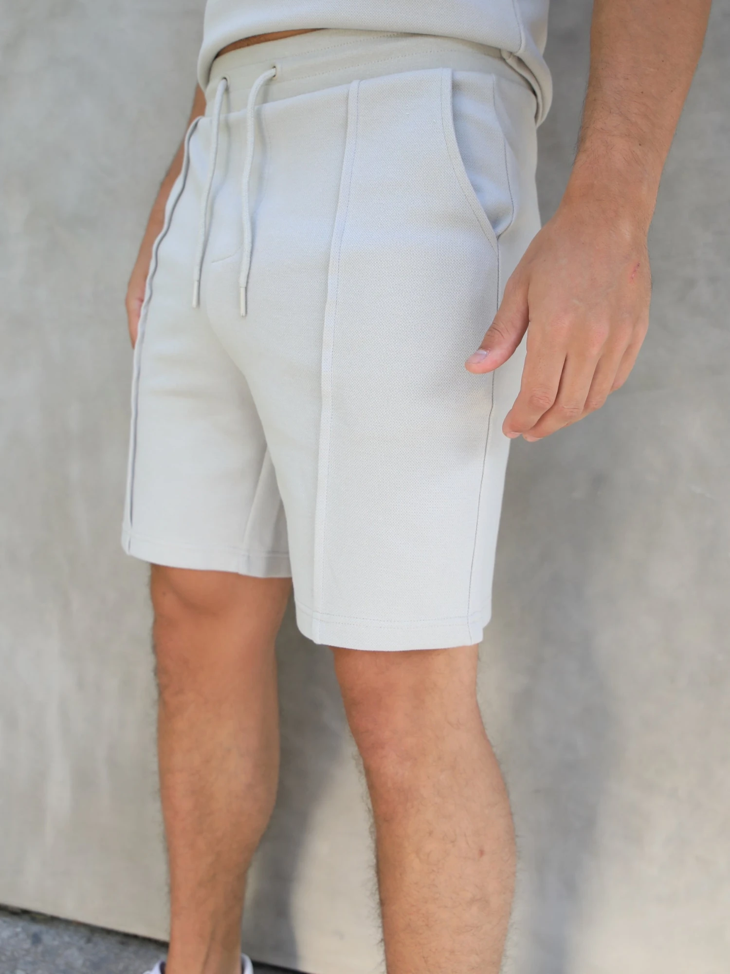 Verona Shorts - Light Grey 5 Verona Shorts - Light Grey - Image 3