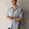 Rialto Stripe Shirt - Blue -Cheap Clothing Store 2811Blue 03LEADD 7b0b0aa6 e597 461d bfac 86b3b4a0fc87