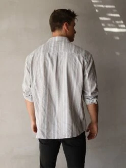 Rialto Stripe Shirt - Taupe -Cheap Clothing Store 2811Taupe 03D