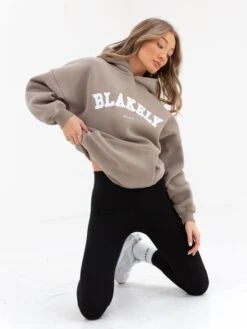 Varsity Oversized Hoodie - Light Beige -Cheap Clothing Store 2829VARLightBeige 08D