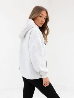 Varsity Oversized Hoodie - Marl White 14 Varsity Oversized Hoodie - Marl White -Cheap Clothing Store 2829VARWMarlWhite 06D