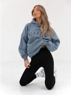 Varsity Oversized Hoodie - Blue 15 Varsity Oversized Hoodie - Blue -Cheap Clothing Store 2829VARW BlueD 5