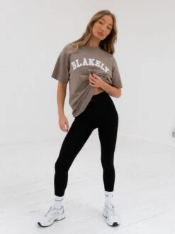 Varsity Oversized T-Shirt - Light Beige -Cheap Clothing Store 2830VARWLightBeige 01D 9