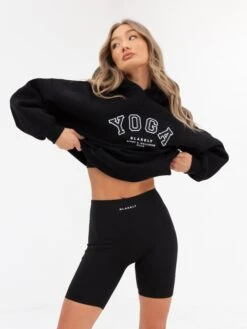 Yoga Oversized Hoodie - Black -Cheap Clothing Store 2831Black 13D