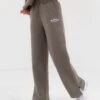 Varsity Wide Leg Sweatpants - Safari Green -Cheap Clothing Store 2848VARW D