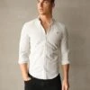 Modena Stripe Shirt - White -Cheap Clothing Store 2863WhiteLEADD